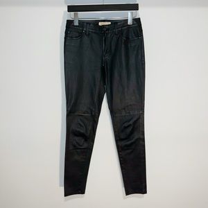 Michael Kors Women’s Lambskin Leather Skinny Pants.